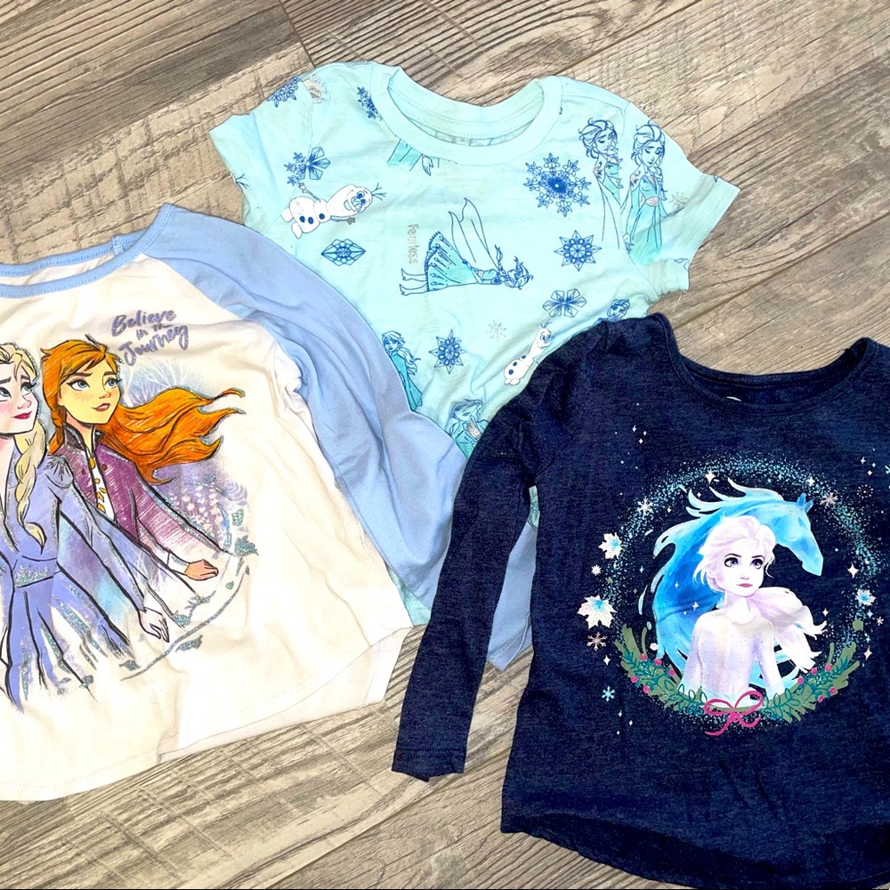 Frozen t-shirts. Size 4.